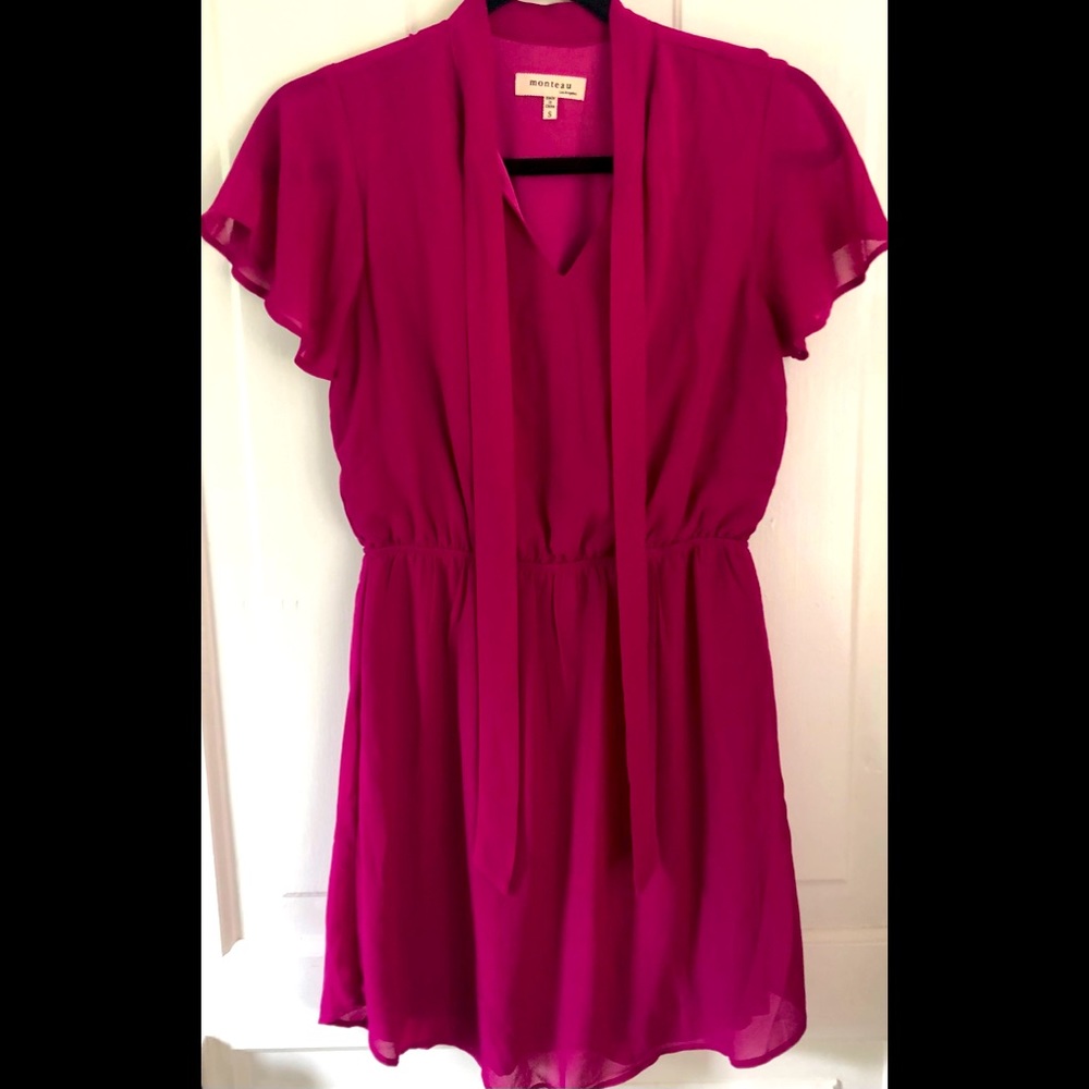 2 for $15 Fuscia Monteau Dress